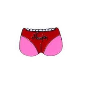 Naughty Bikini Bottom Pin Brooch